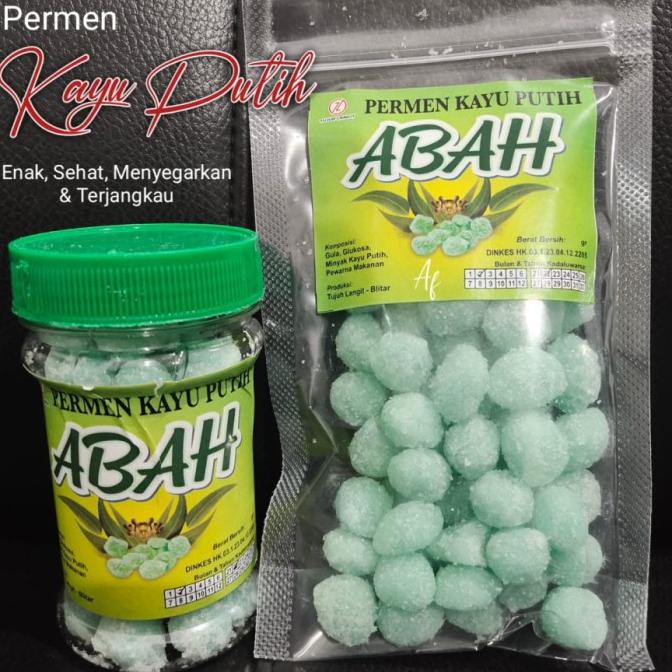 

BIG SALE PERMEN MINYAK KAYU PUTIH ABAH 110GR TOPLES ( PERMEN HERBAL ) !!!
