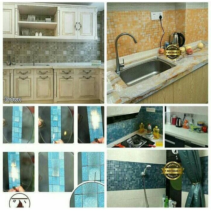 Wallpaper Dinding Dapur/Wallpaper Dinding Kamar Mandi/Wallpaper Dapur