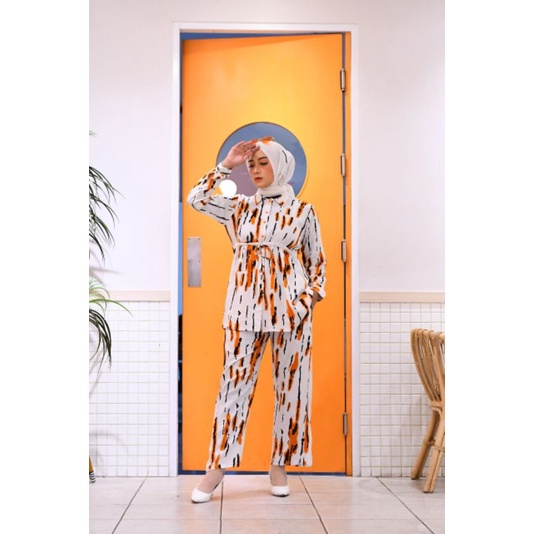 Alena Set - Setelan Rayon - Piyama Rayon - Tanahabang collection