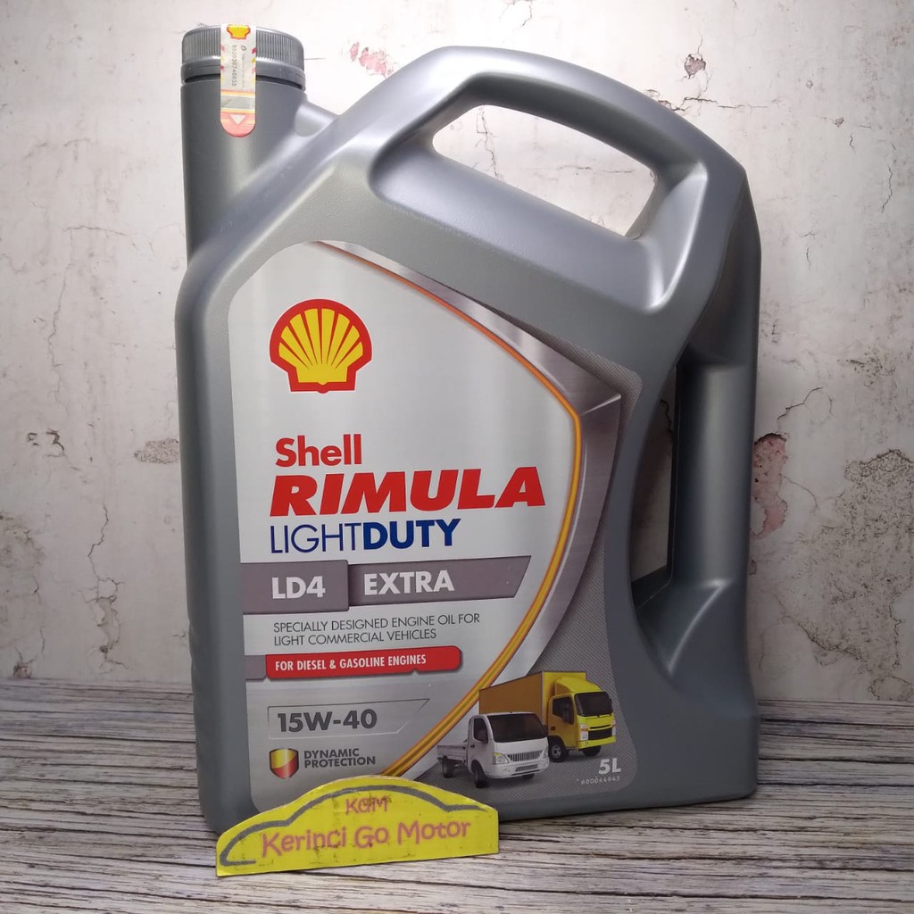 Jual OLI SHELL RIMULA LIGHTDUTY LD4 EXTRA 15W-40 5L - OLI RIMULA LD4 ...
