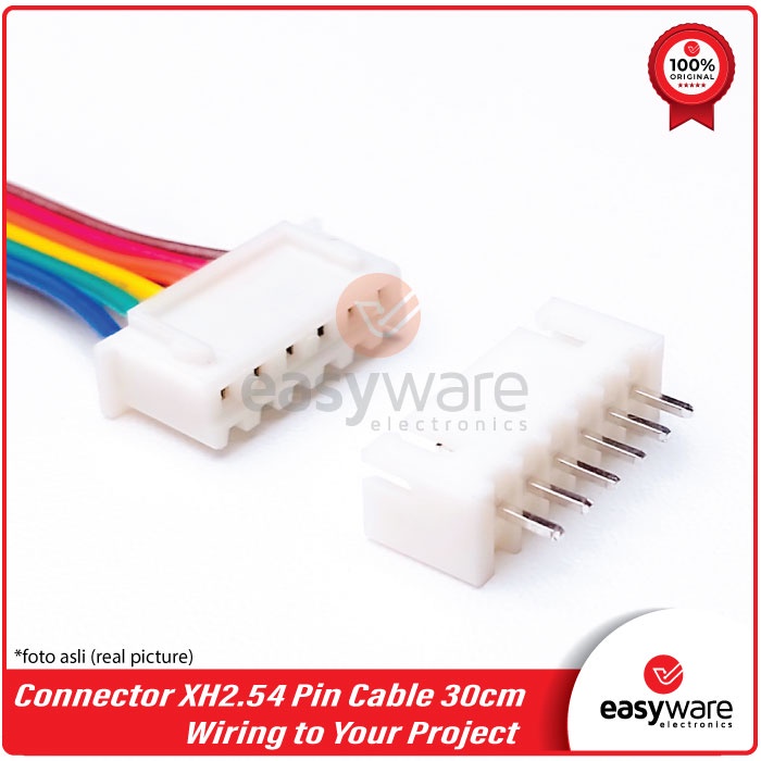 Connector XH2.54 With Cable 30CM Connector JST 2.54mm Pin Straight