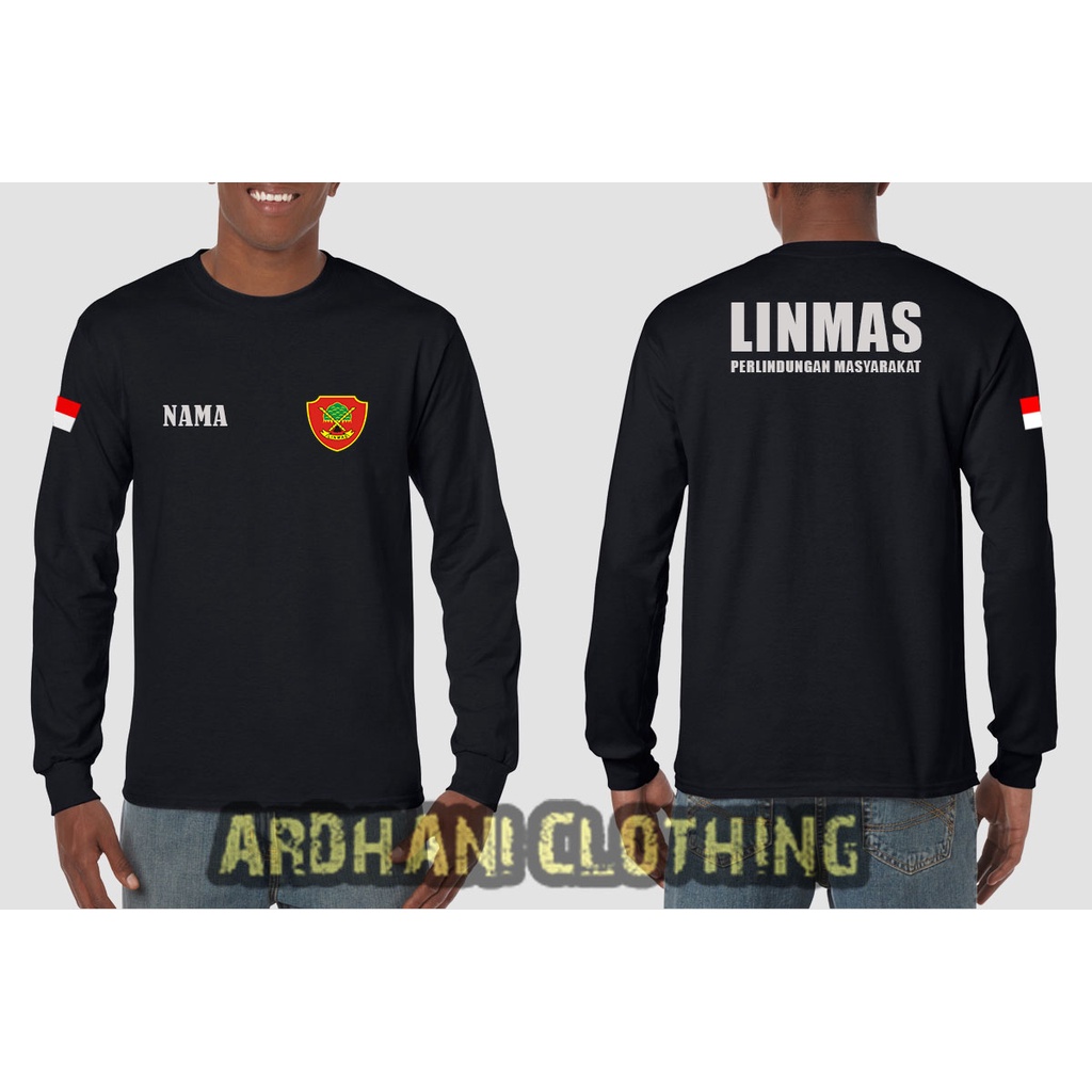 KAOS TANGAN PANJANG LINMAS HIGH QUALITY