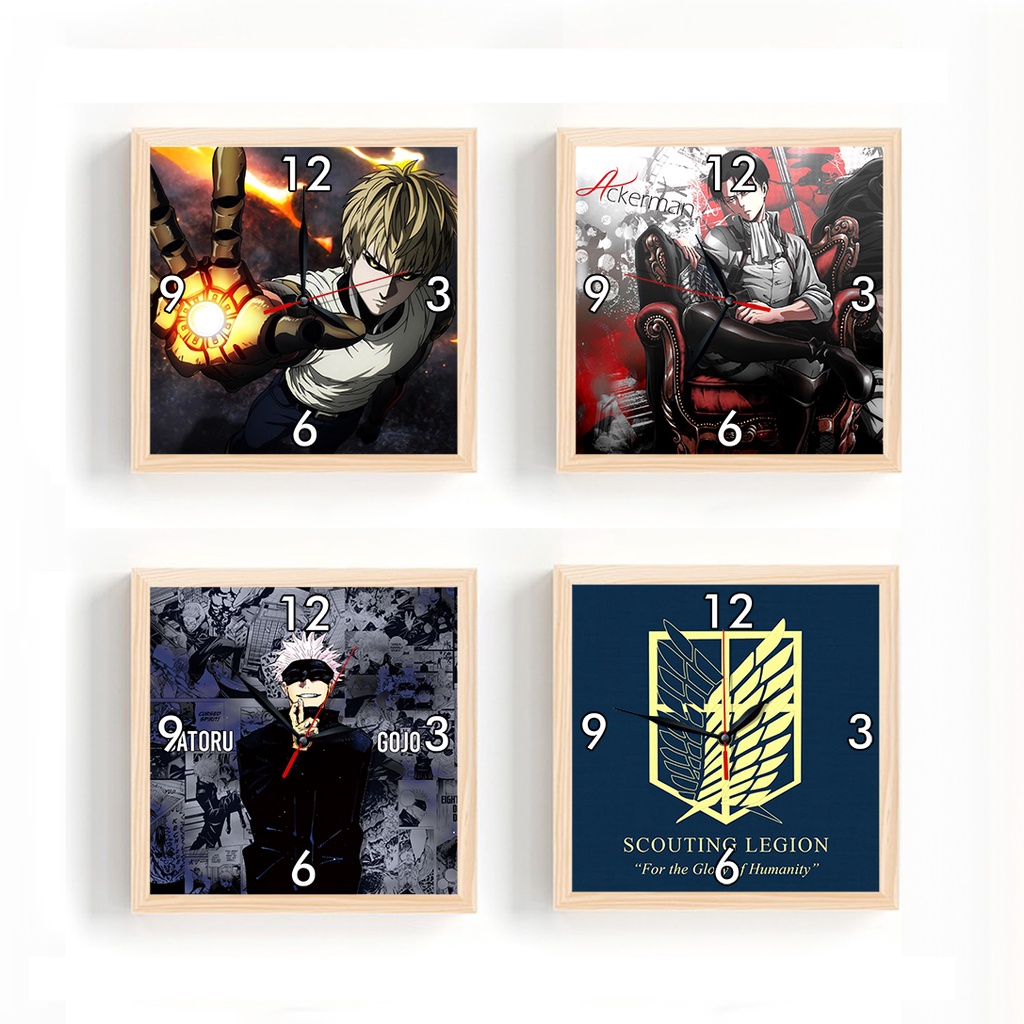 Jam Dinding Kotak Kayu Jati Belanda / Jam Meja Kayu Unik / Jam Dinding Lucu / Jam Dinding Unik  Kayu