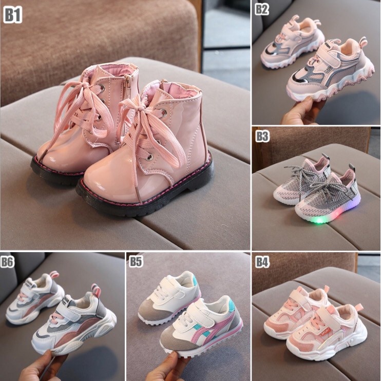 1-6thn | SEPATU ANAK SNEAKER ANAK SHOES PEREMPUAN UNISEX CATALOG FORMAL GAUL YMKID B