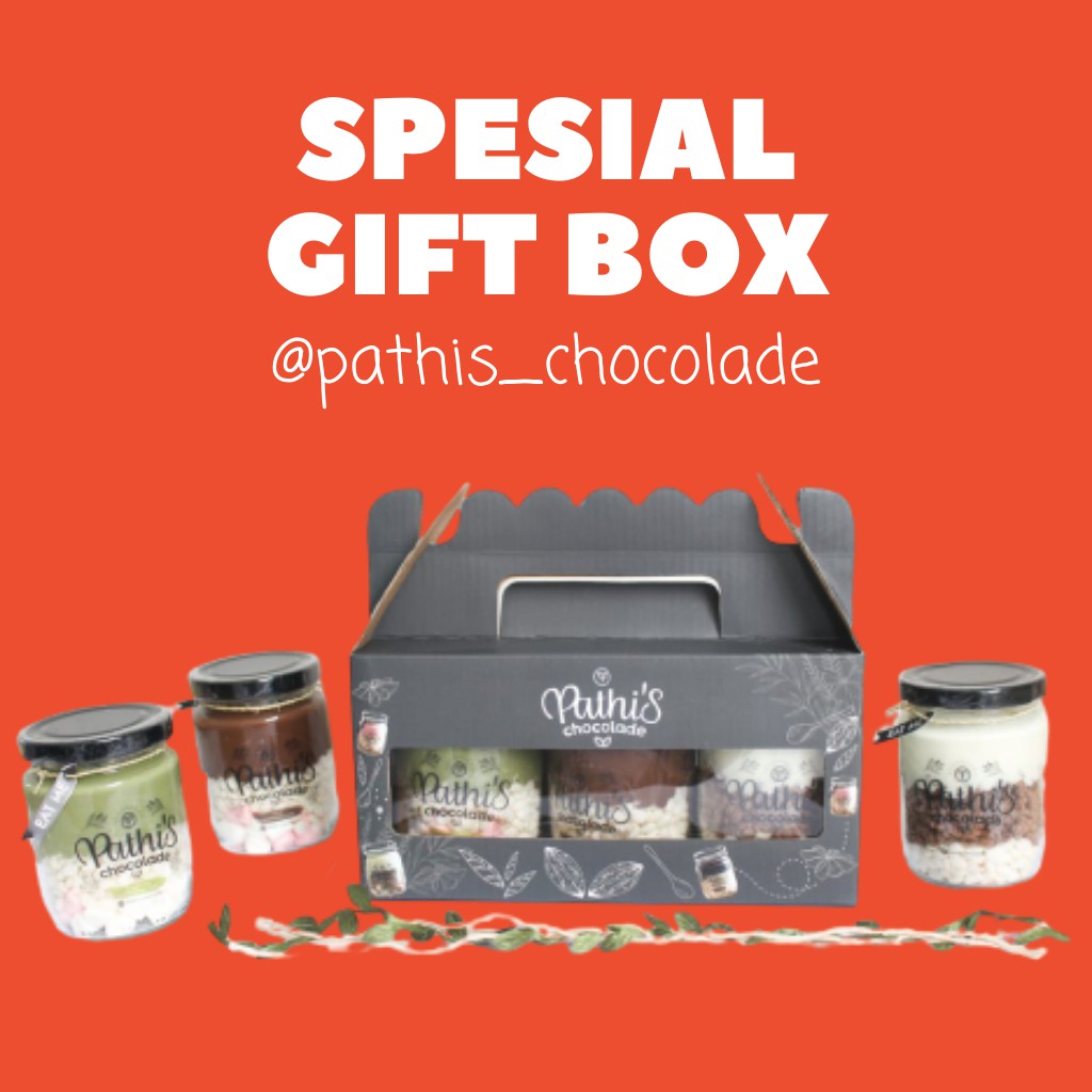 

Giftbox Pathis Chocolade Hampers Coklat Jar Lumer Choco Crunchy