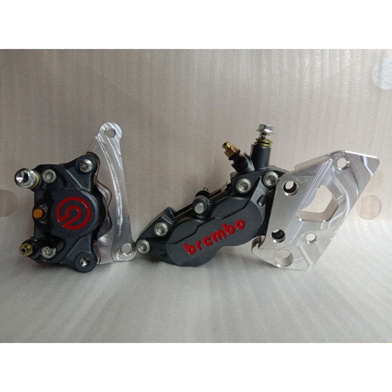 kaliper brembo 4p big -kaliper brembo 2p big breket kaliper depan belakang nmax old
