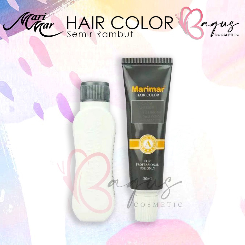 ⭐BAGUS⭐ MARIMAR SEMIR RAMBUT / CAT RAMBUT / HAIR COLOR MARIMAR 30ML X 2 BPOM