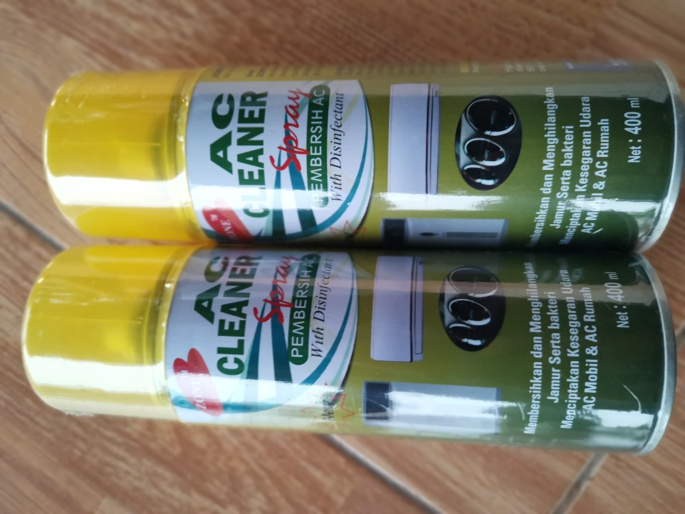 Ac Cleaner Zone 400ml Murah Pembersih Freshener Penyegar Penghilang Bau Disenfectan
