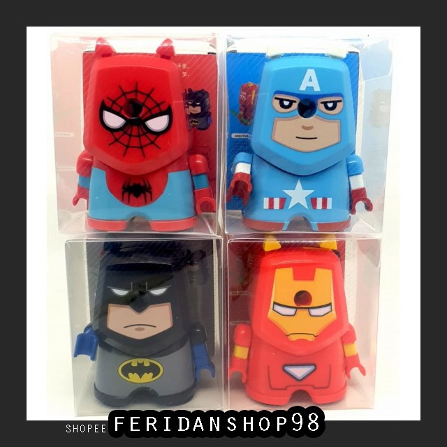 

BT712 RAUTAN PUTAR SUPERHERO BEST SERUTAN PENSIL BY FERIDANSHOP98