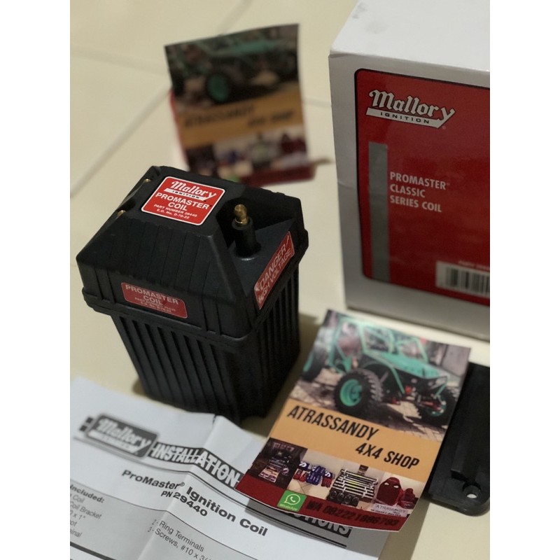 coil koil pengapian racing mallory malory pro master  malori jimny vitara hardtop slalom drift drag