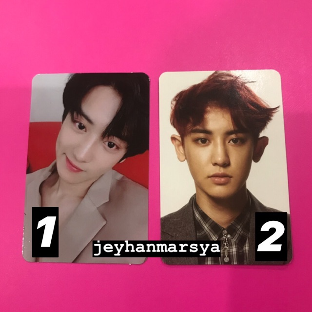 EXO CHANYEOL OFFICIAL PHOTOCARD/PC