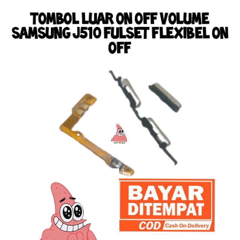 FULLSET TOMBOL LUAR+FLEXIBEL ON OFF SAMSUNG J510 / J5 2016 / J710 / J7 2016 FULLSET