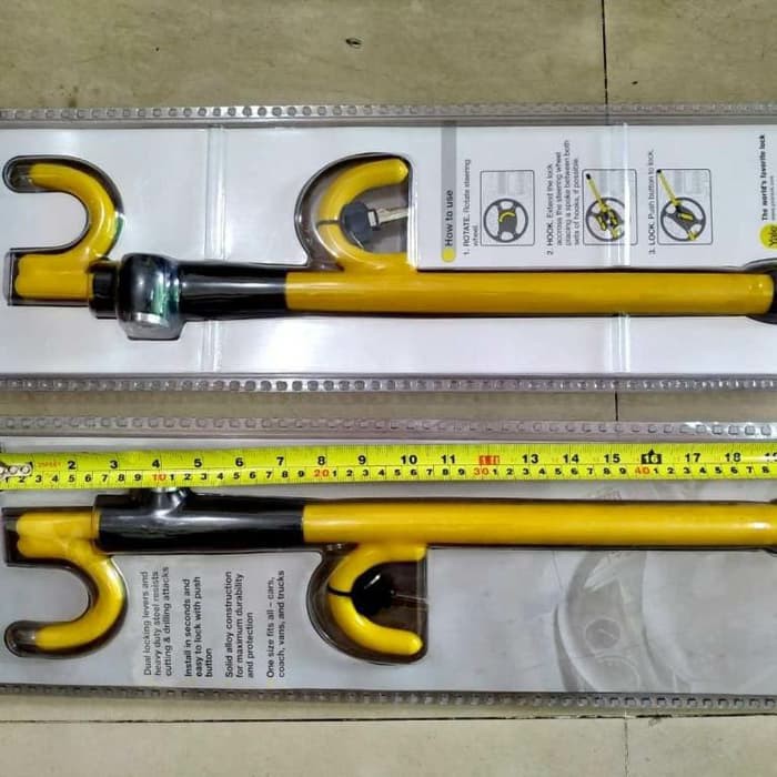 steering wheel lock yale-kunci stir mobil