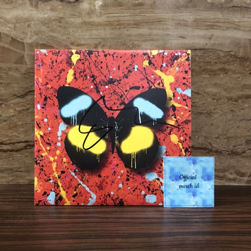 cd single signed ed sheeran overpass graffiti