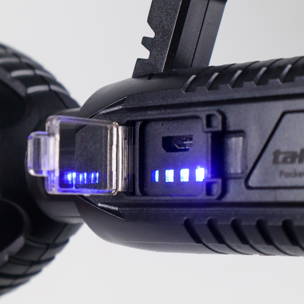 Pocketman Senter LED Flashlight Waterproof USB Rechargeable Cree XPE - LH-A08 - T4FL03BK Black