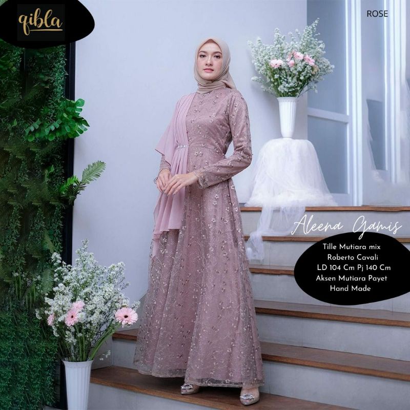 aleena gown by qibla