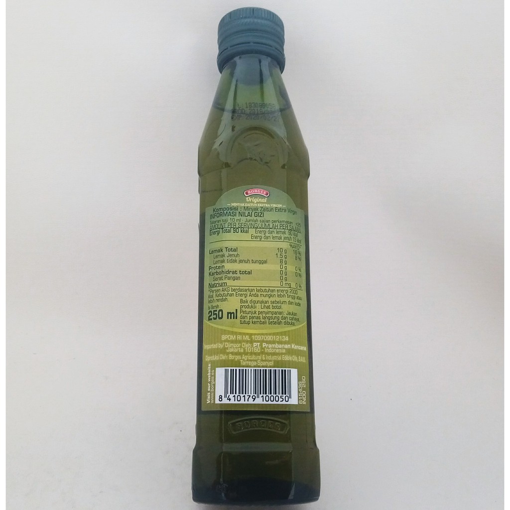 Minyak Zaitun Borges Extra Virgin Oil 250ml Shopee Indonesia