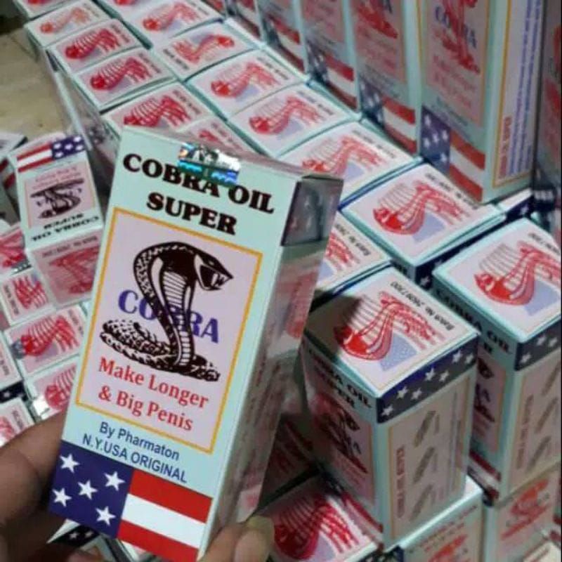 ( Cod Cobra oil original asli pembesar pria terapi oles ampuh