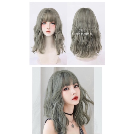 0318 full wig korean mermaid wave 40 cm