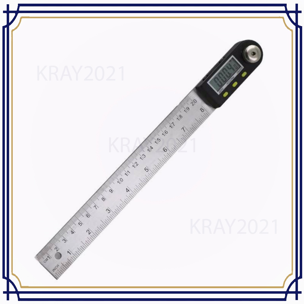 Penggaris Digital Inclinometer Goniometer Angle 200mm AK189