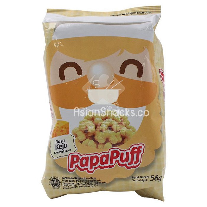 PapaPuff Popcorn Rasa Keju 56gr