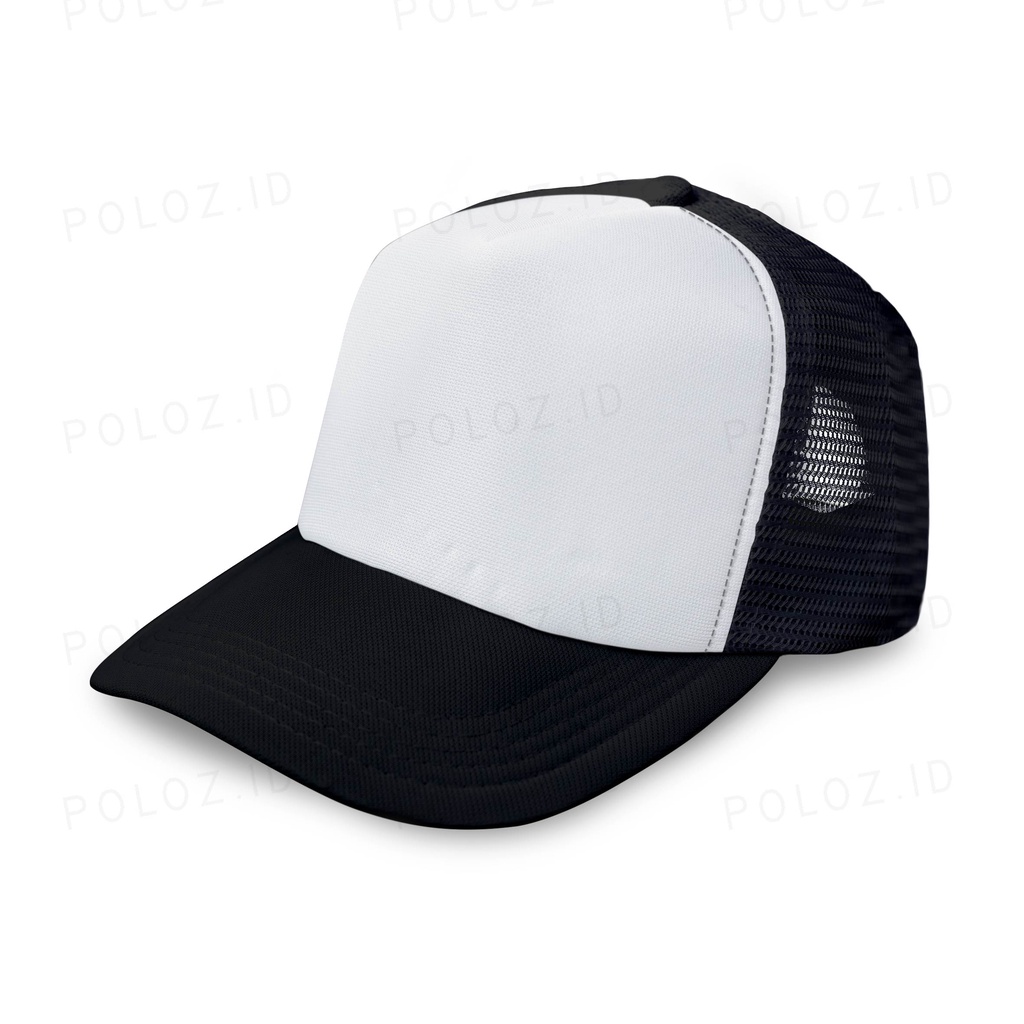 TOPI ANAK NAMA TOI NAMA ANAK TOPI BORDIR NAMA ANAK LUCU TOPI FREE NAMA TOPI CUSTOM TOPI TRUCKER ANAK TOPI JARING NAMA ANAK-HITAM PUTIH