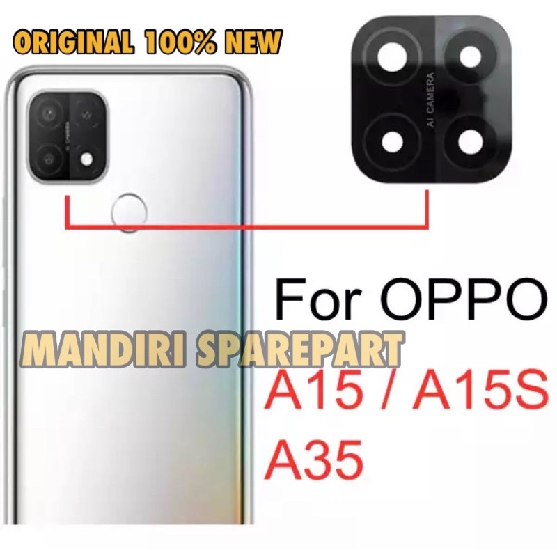 Kaca Kamera Oppo A15 New Lensa kaca camera hp oppo A15