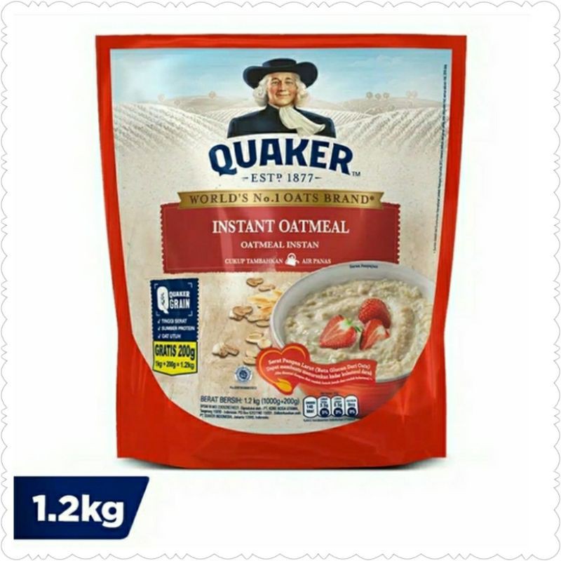 

quaker instant oatmeal 1200gr
