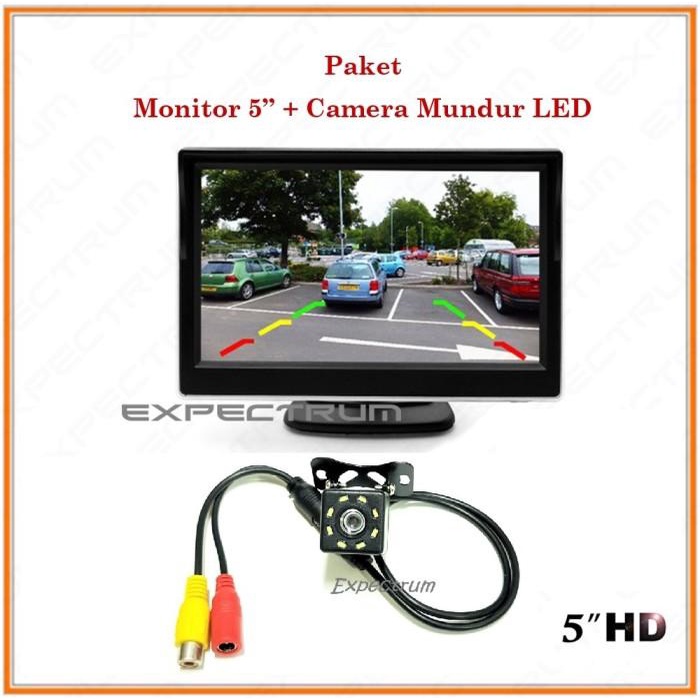 Monitor Tv Ondash 5 Inch - Paket Monitor Tv 5 Inch & Kamera Led