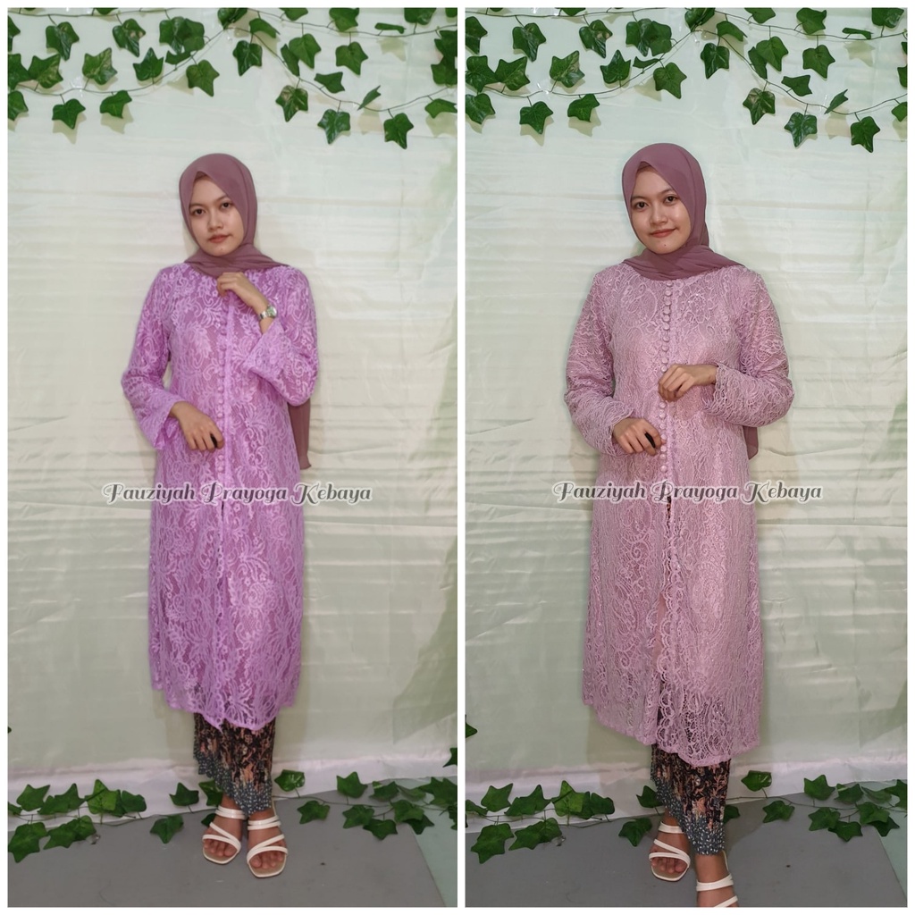 Atasan Kebaya Kancing Depan/Kebaya Among/Kebaya Pesta/Kebaya Ibu Hajat  promo termurah Tanah Abang