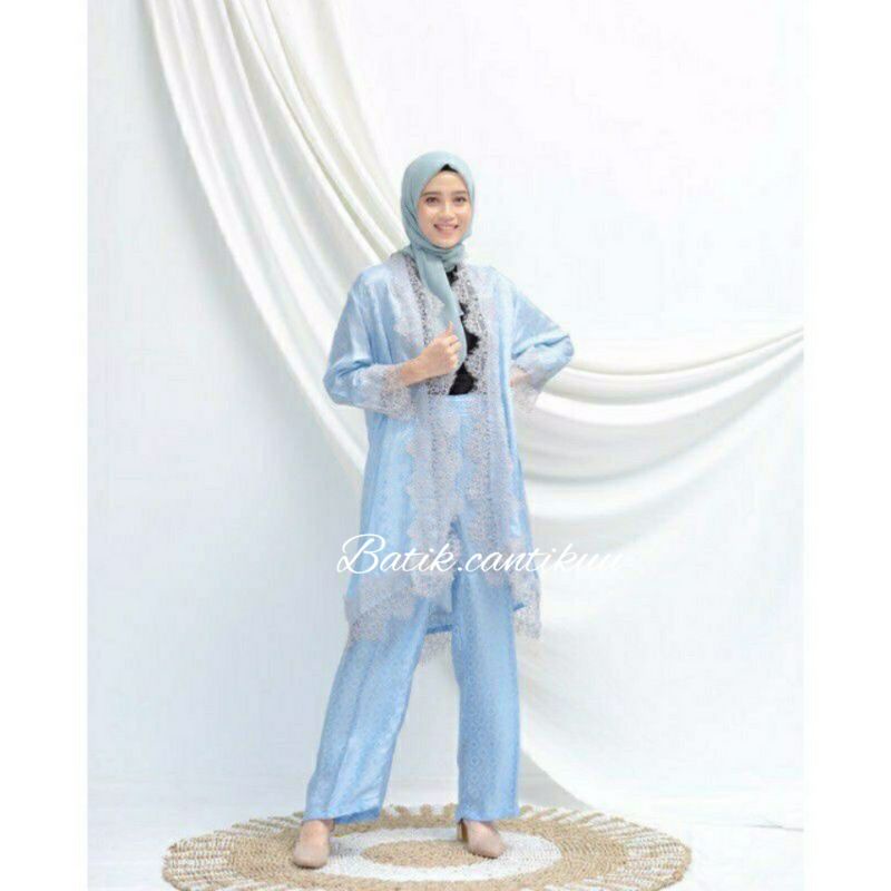 SET OUTER NAGITA KULOT/ LILIT VISCOS (BAHAN VISCOS POLOS)