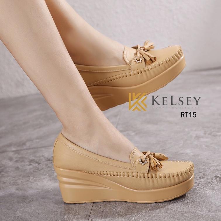 TNA.982 ▪ Kelsey Sepatu Kerja Wanita / Sepatu Wedges 6,5 Wanita RT15