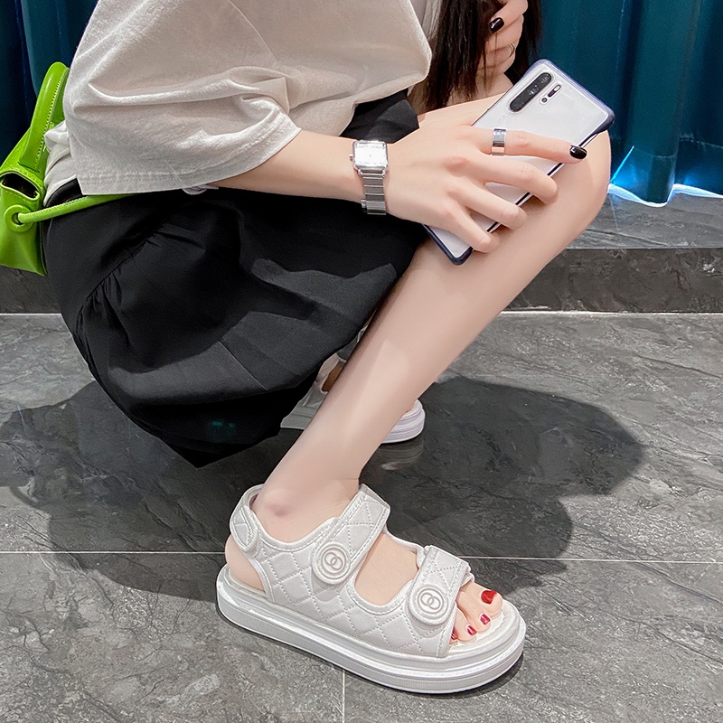 [DREAM] 151 Sandal Wanita Sandal Gunung Sandal Import Premium Quality Casual Santai Sandal Wedges Tali Fashion Wanita Import - Sandal Anti Slip / Sandal Anti Licin