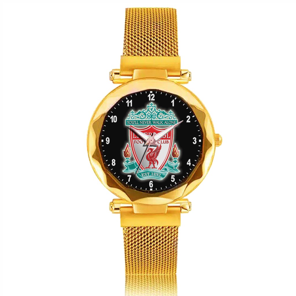 Jam Tangan Wanita Custom - LIVERPOOL 2 Free Box &amp; Batre Cadangan