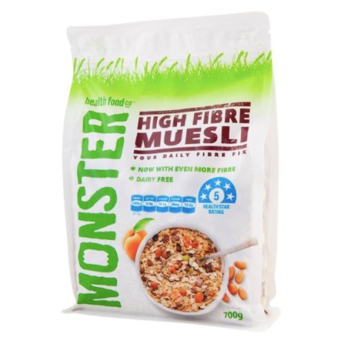 

MONSTER HIGH FIBER MUESLI 700GR