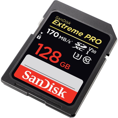 Sandisk Extreme Pro SD Card 128gb 170Mb/s