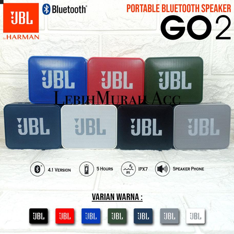 Speaker Bluetooth JBL GO2 Wireless Speaker Mini Bass go 2 support mmc usb aux