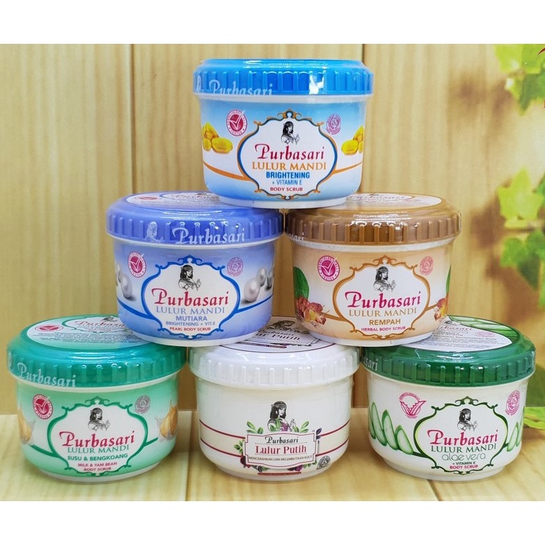 Purbasari Lulur Mandi | Body Scrub 125gr - 235gr