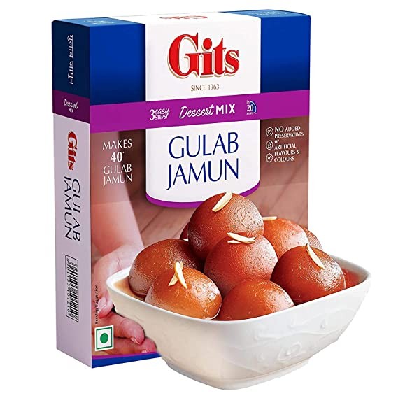 

GITS DESSERT MIX GULAB JAMUN 250 GM + 50 GM FREE