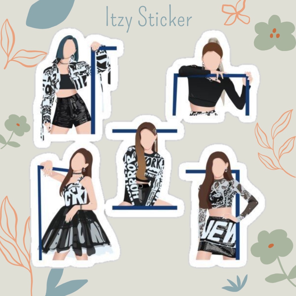 Itzy Sticker | Cetak Kpop Sticker