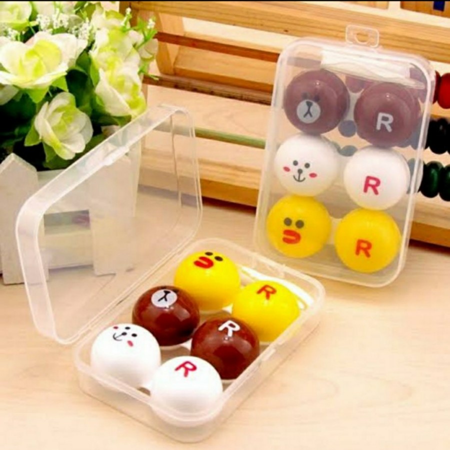 Tempat softlens / softlens case cacao 3 in 1