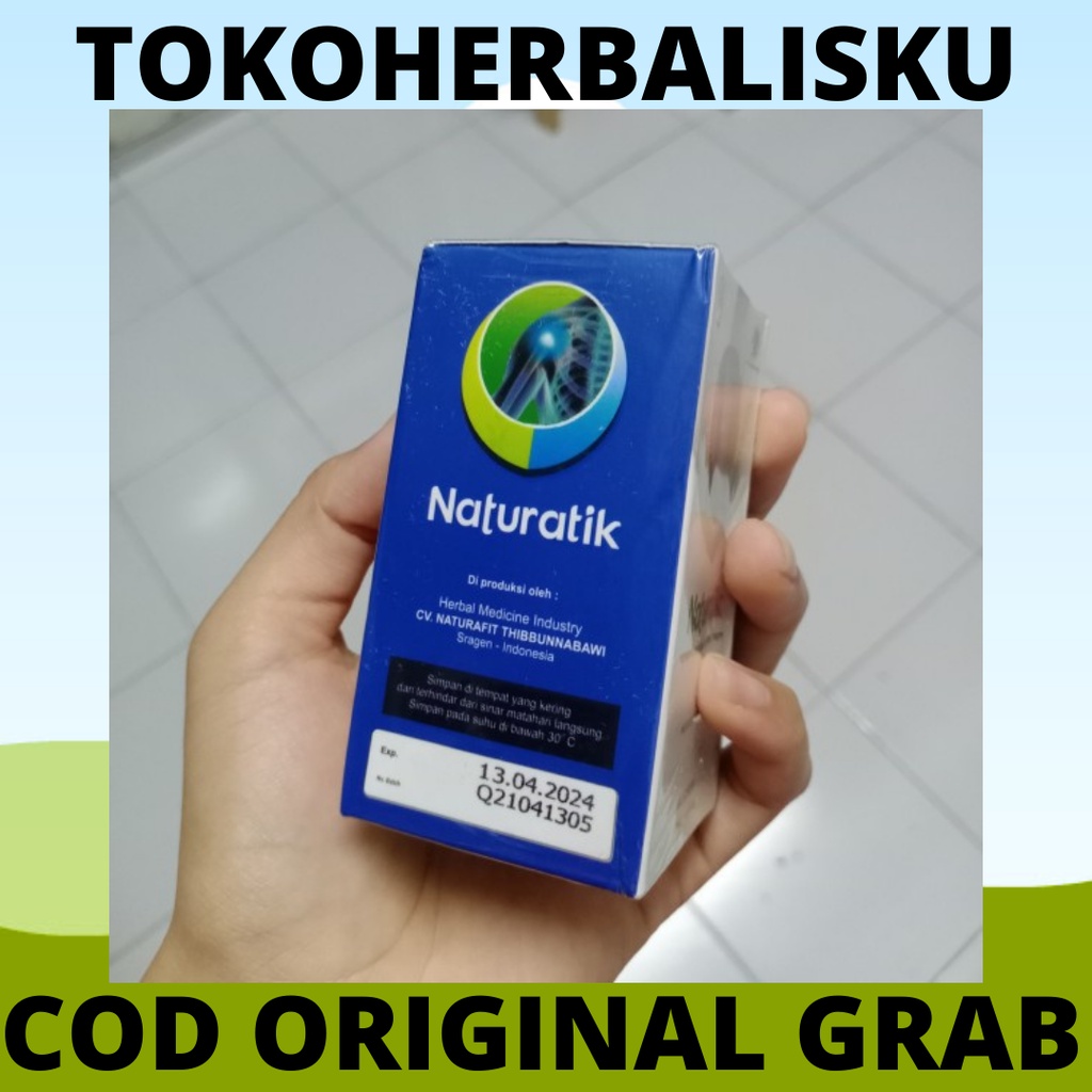 NATURATIK NATURAFIT 50 KAPSUL HERBAL REMATIK  ASAM URAT ASLI ORIGINAL