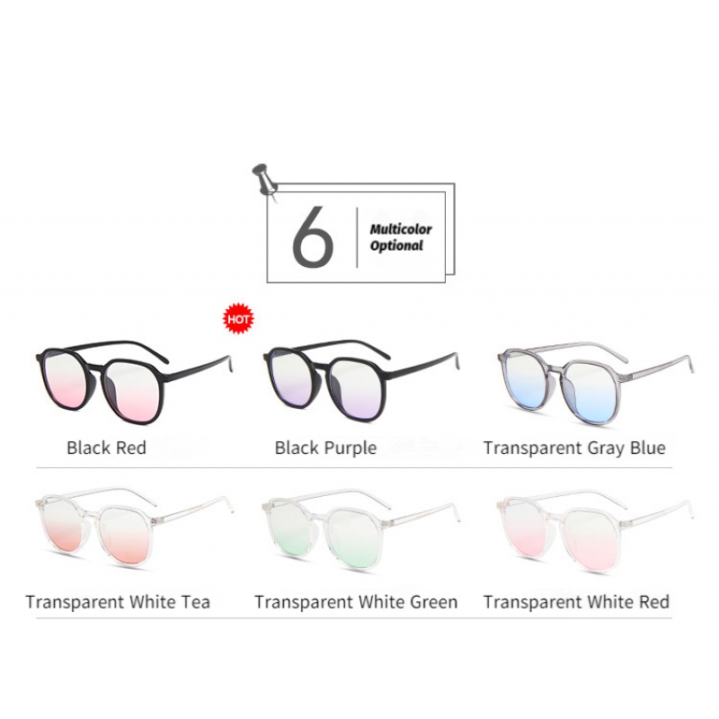 Tr90 Kacamata Hitam Oversized Anti Blue Light Untuk Wanita