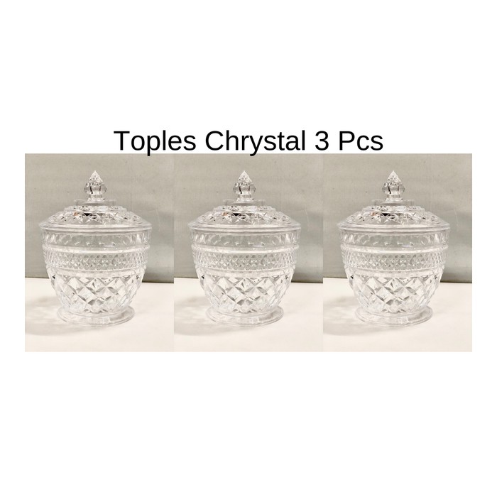 Toples Cantik Chrystal 3 pcs - Toples Kristal