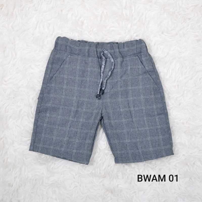 Celana Anak Tartan Cowok Perempuan | Celpen Motif Kotak Size Umur 5 - 15 tahun | Celana Pendek Anak Laki laki Tartan Semi Wool Motif Kotak Unisex