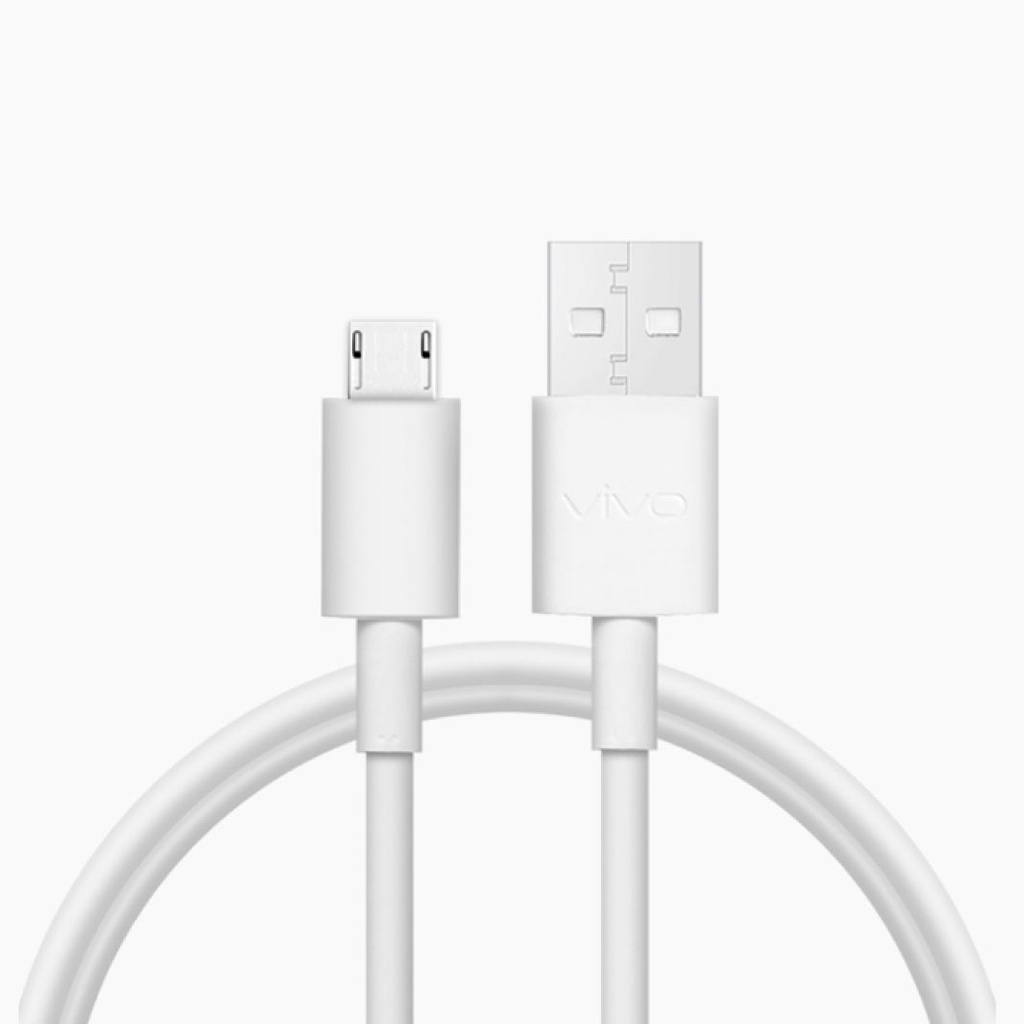 Vivo Original 100% Charger Sesuai Adapter 10W/18W &amp; USB Data Cable 2A &amp; USB Data Cable Type C