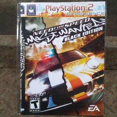 kaset PS2 Nfs most wanted black edition