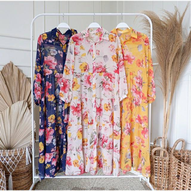 Dress zara floral nagita