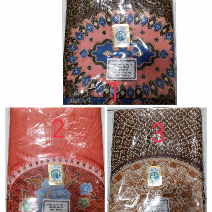 Spesial Promo - Sprei Saputra Batik 180X200 4 Sarba 2 Sargul