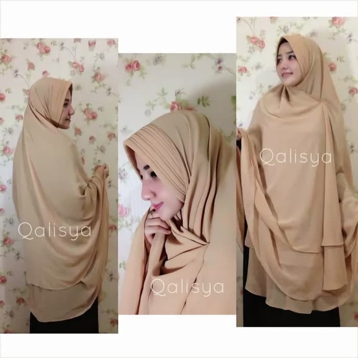 Jilbab Syari Hijab Khimar Syari Khimar Ceruti Khimar Pet Jumbo QAL